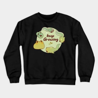 Keep growing froggy Crewneck Sweatshirt